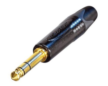 NEUTRIK NP3X-B  Jack 6.3 mm, stereo, contatti oro, Serie X